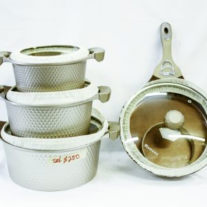 3 SET OF NON STICK WITH FRYPAN