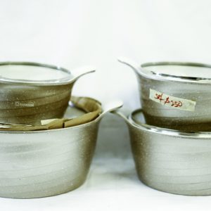 4 PIECE SET OF COOKSUN NON STICK POT.