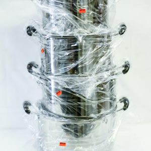 4 PIECE SET OF SLIKEY ALUMINIUM COOKWARE 24CM,26CM,28CM,30CM