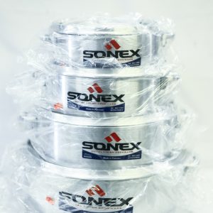 4 PIECE SET OF STONEX ALUMINIUM COOKWARE