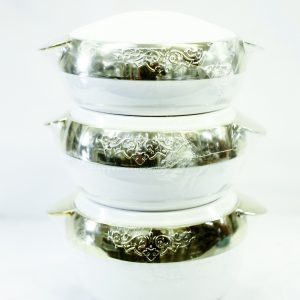 SILVER PLATED SIDE AND HANDLE COOLER SET