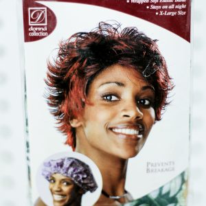 X-LARGE SATIN FLORAL SLEEP CAP